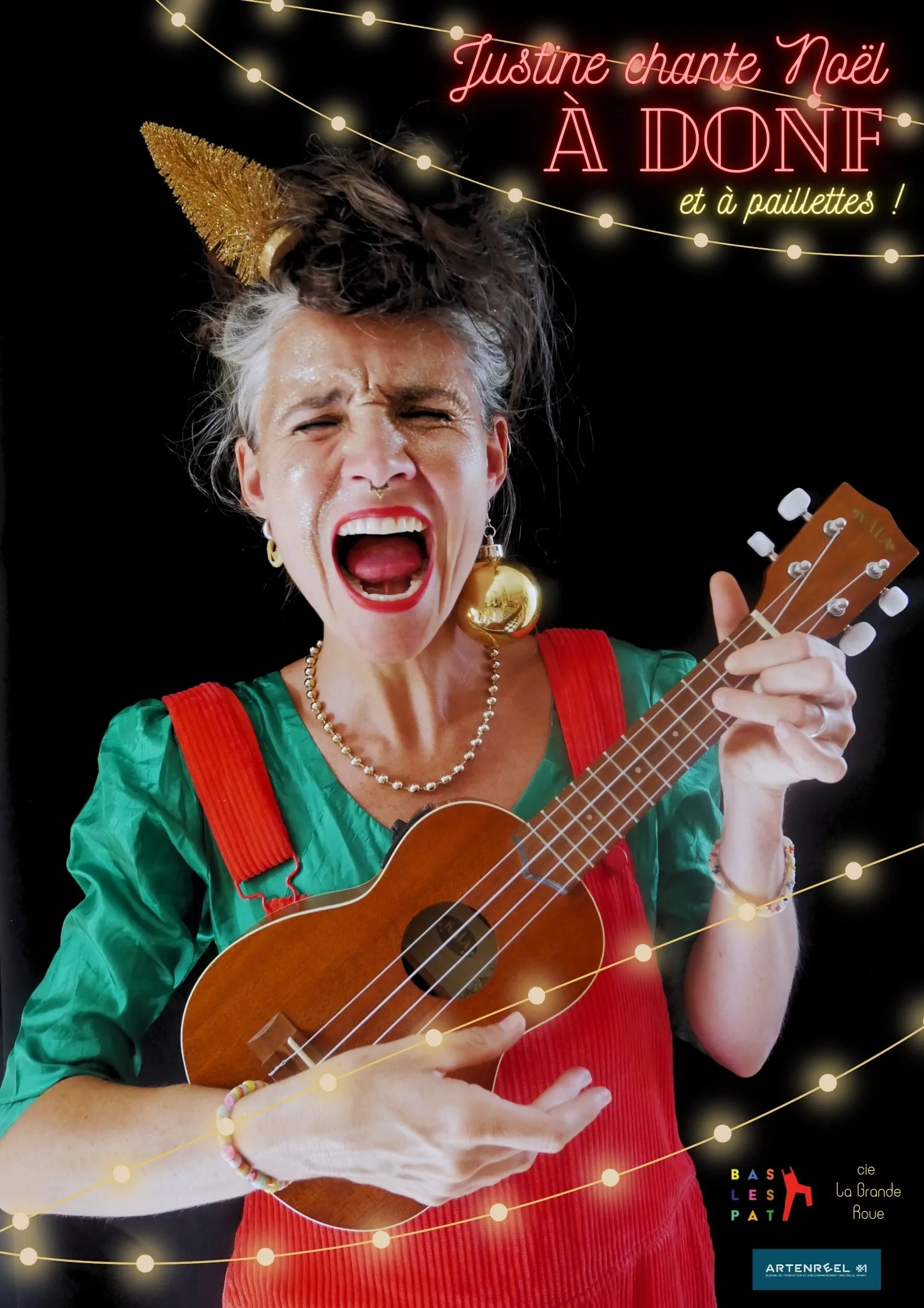 Affiche Justine chante Noël À DONF