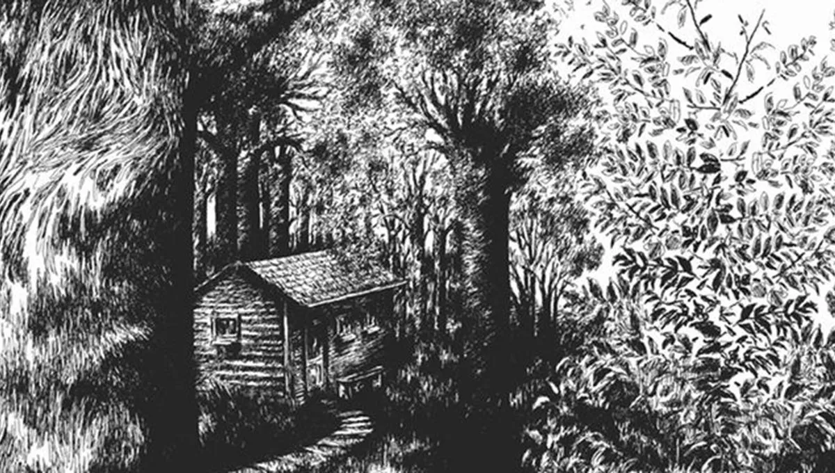 La maison-cabane au cœur de la forêt — L'Ogrelet